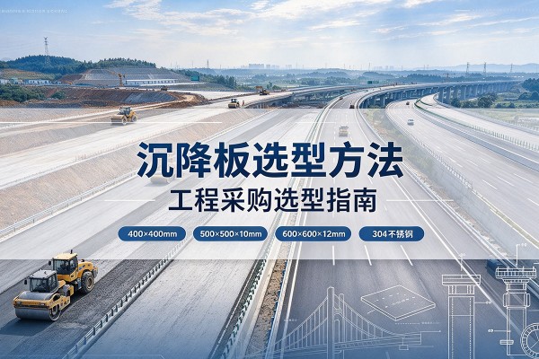 塔什库尔干沉降板选择方法
